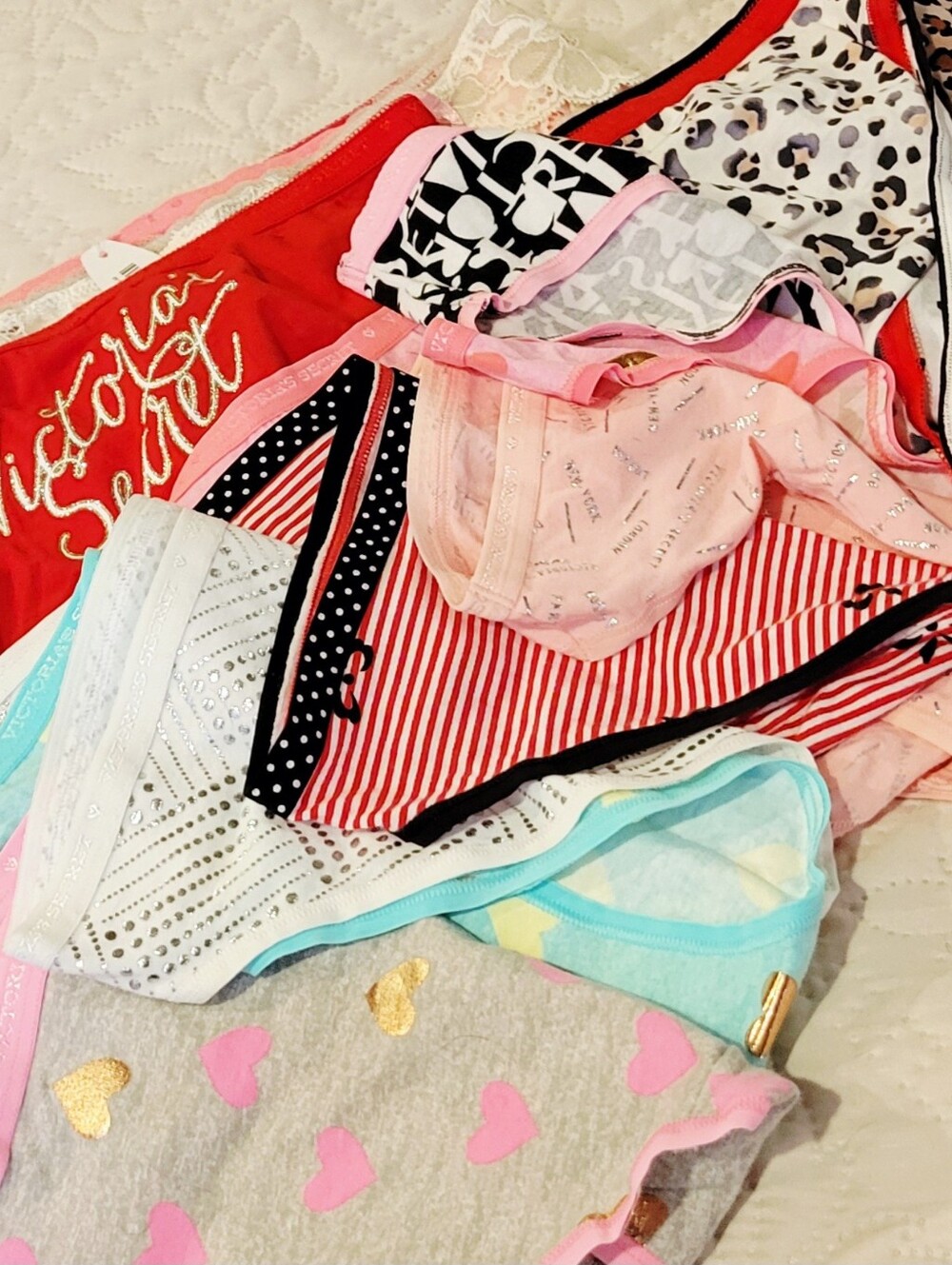 Victoria Secret 16 Pr Panties ..all .med Cotton - Picture 5 of 6